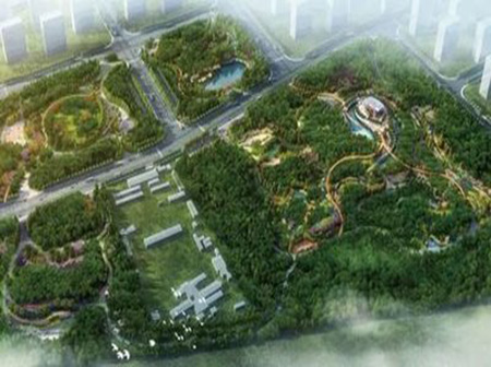 石景山區永引渠南岸城市森林建設